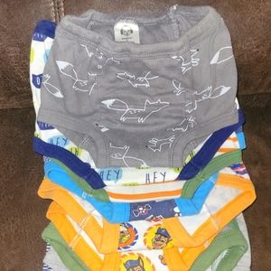 Lined training underwear